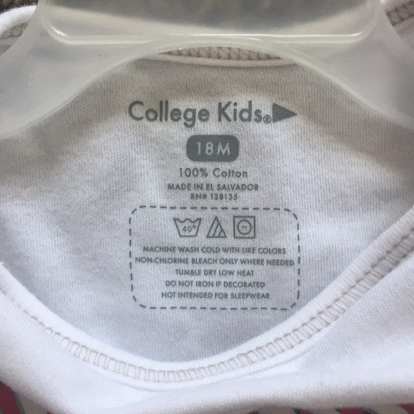 NWT Virginia Tech Hokies onesie - Picture 4 of 5